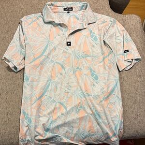 Men's Bad Birdie Pastel Patterned Golf Shirt